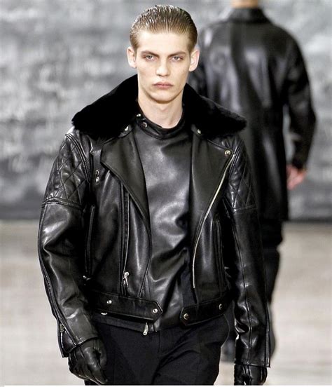 yves st laurent leather jacket|saint laurent jacket men's.